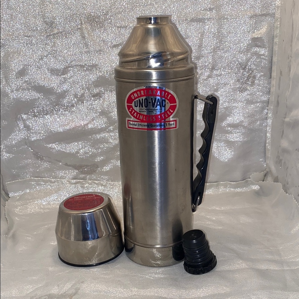 Vintage UNO-VAC Stainless Steel Thermos